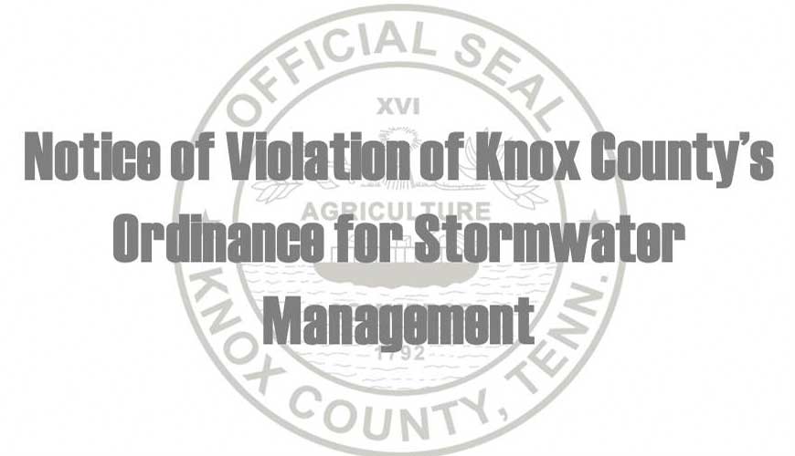Knox County Stormwater