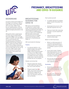 Pregnancy, Breastfeeding, and COVID-19 Guidance